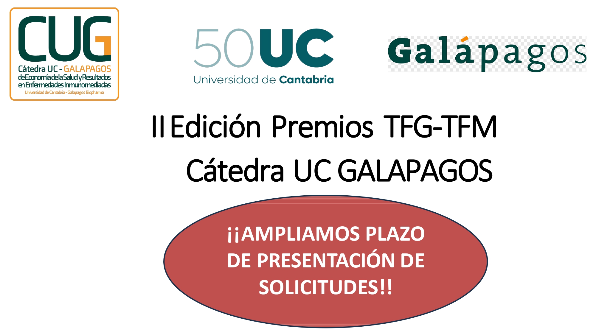 II Edición Premios TFG-TFM. Cátedra UC GALAPAGOS